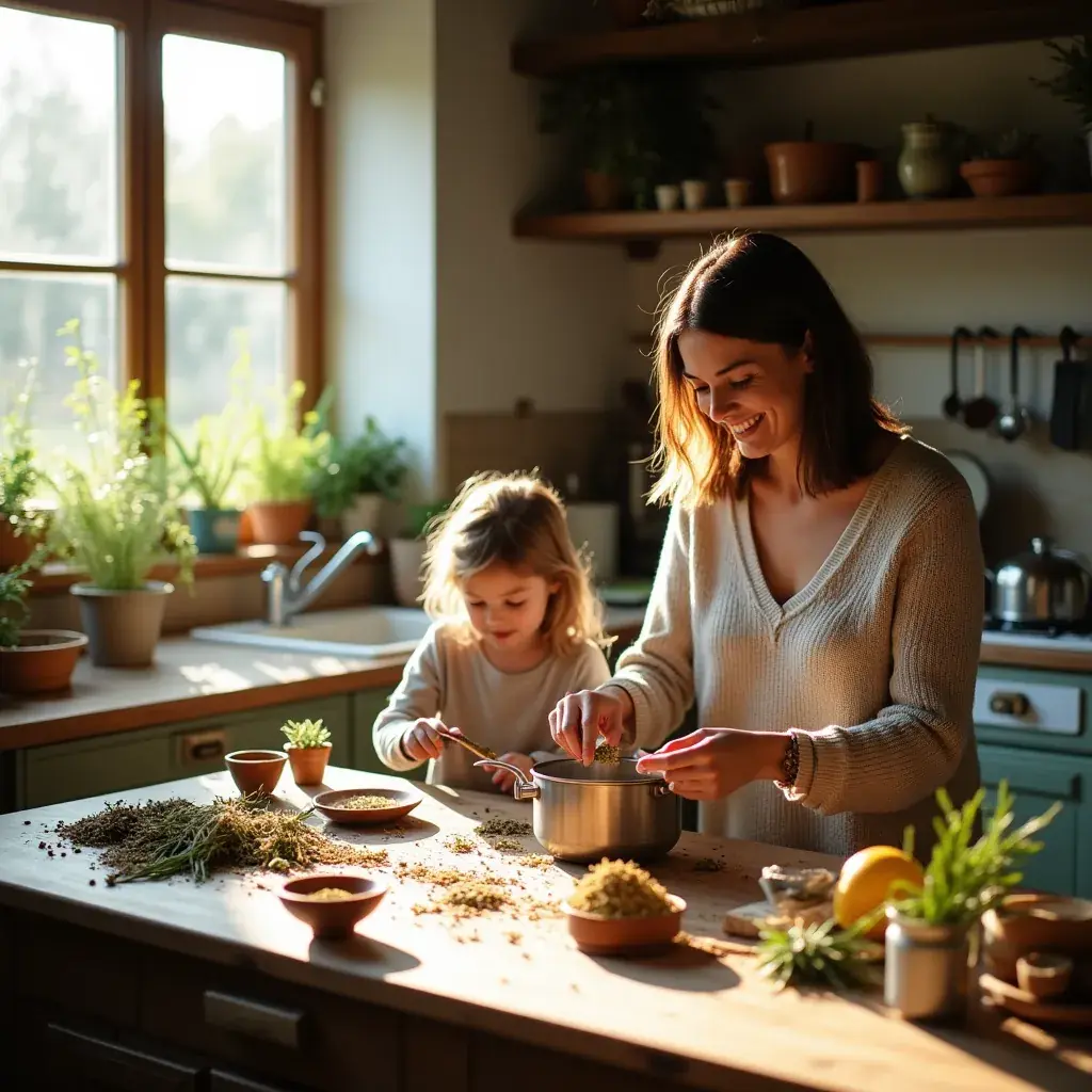 Photo de sachets de thé d'herbes belges, mettant en avant leur emballage écologique.